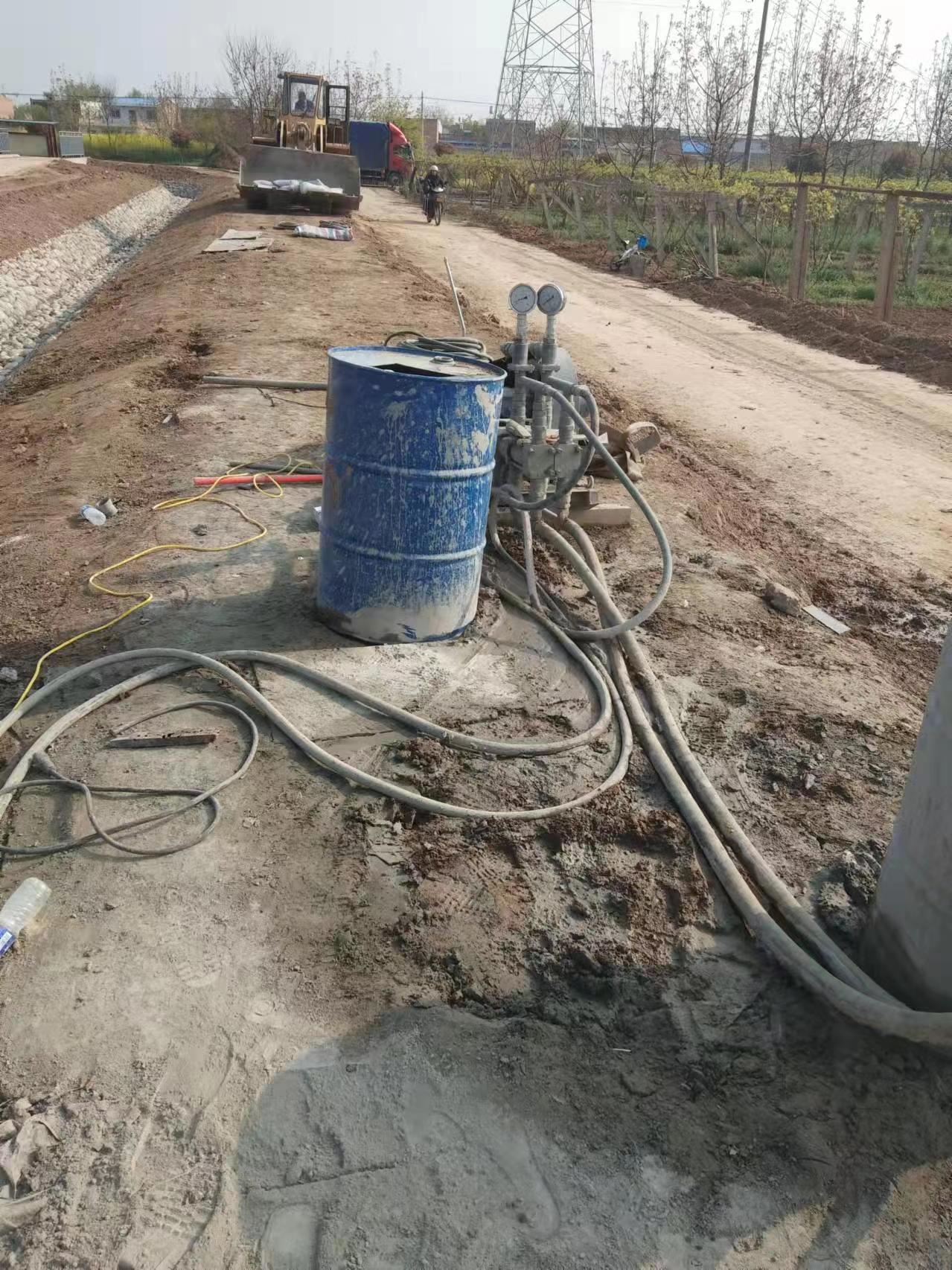 石河镇顶管注浆